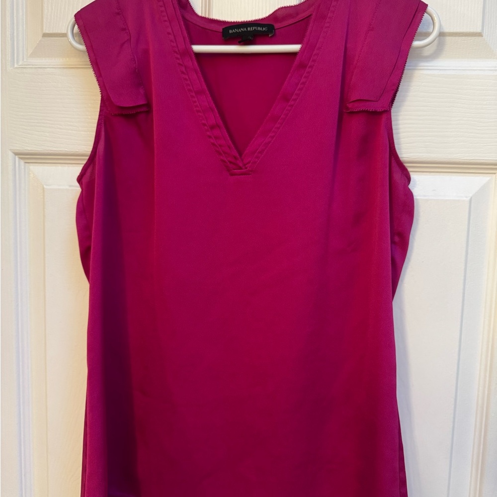 Banana Republic Women's Pink Sleeveless Top